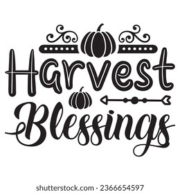 Harvest Blessings t-shirt design vector file