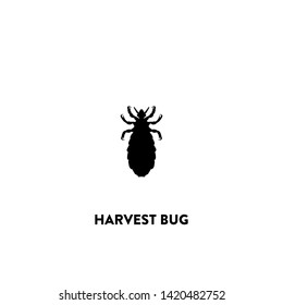 harvest bug icon vector. harvest bug sign on white background. harvest bug icon for web and app