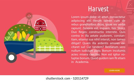 Harvest Conceptual Banner