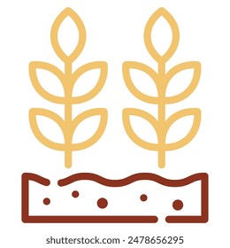 Harvest Crop icon for web, app, infographic etc