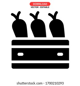 harvest icon or logo isolated sign symbol vector illustration - high quality black style vector icons
