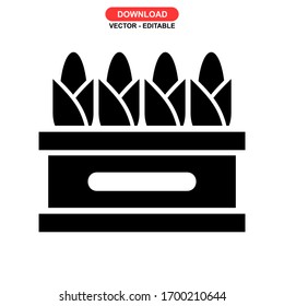 harvest icon or logo isolated sign symbol vector illustration - high quality black style vector icons
