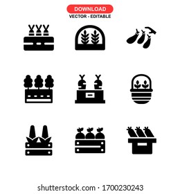 harvest icon or logo isolated sign symbol vector illustration - Collection of high quality black style vector icons
