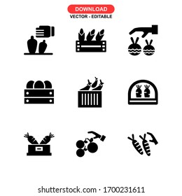 harvest icon or logo isolated sign symbol vector illustration - Collection of high quality black style vector icons
