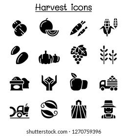 Harvest icon set 