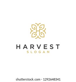 harvest logo design