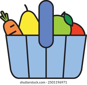 harvest, organic, vegetable icon in modern style for website mobile logo app UI design. simple vector icon.