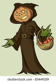 Harvest pumpkin