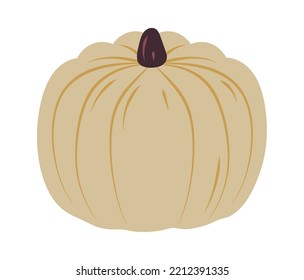 icono de la calabaza de cosecha aislado