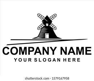 harvest storage house logo vector