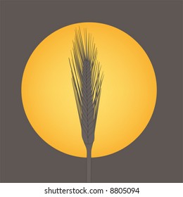 "Harvest Time Symbol" vector file is hand drawn original artwork, uses a gradient mesh, and is in AI-EPS8 format.