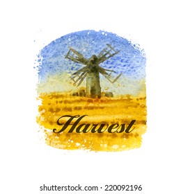 Harvest. Vector format