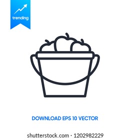 Harvest vector icon. Emblem isolated on white background. Modern simple icon style for graphic and web design, logo. EPS10