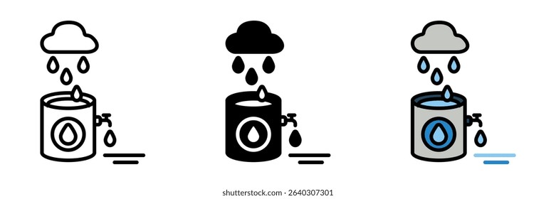Harvested Rainwater is collected from rooftops or surfaces to be stored and reused for various purposes.