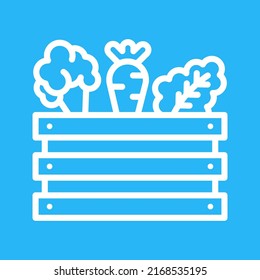 Harvested Vegetable icon vector image. Can also be used for Village. Suitable for mobile apps, web apps and print media.