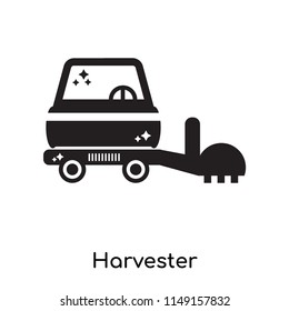 Harvester icon vector isolated on white background for your web and mobile app design, Harvester logo concept