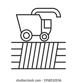 Icono vectorial de estilo de línea de recolección que puede modificar o editar fácilmente