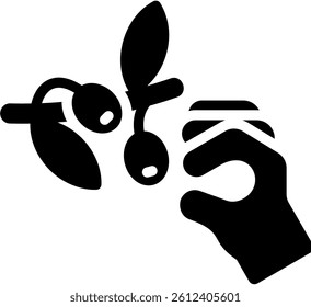 Harvesting Icon Glyph Vector Illustration
