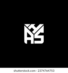 HAS letter logo vector design, HAS simple and modern logo. HAS luxurious alphabet design  