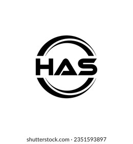 HAS Logo Design, Inspiration for a Unique Identity. Modern Elegance and Creative Design. Watermark Your Success with the Striking this Logo.