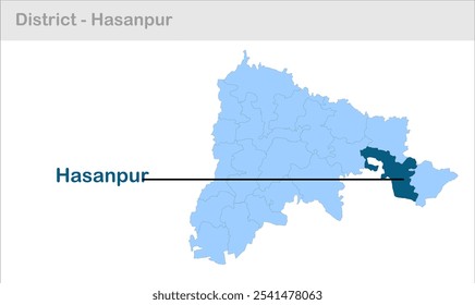 Mapa do sub-distrito de Hasanpur, Distrito de Samastipur, Estado de Bihar, República da Índia, Governo de Bihar, território indiano, Índia Oriental, política, aldeia, turismo