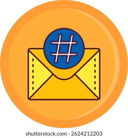Hashlinienvektordesign