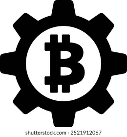 Hash Rate Icon or Illustration for Cryptocurrency Mining and Blockchain Technology