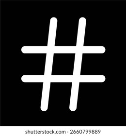 Hashsymbol-Symbol für Tags oder IDs