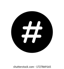 hash tag icon design vector template