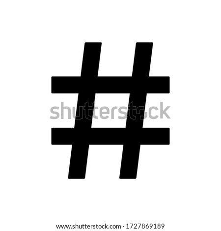 hash tag icon design vector template