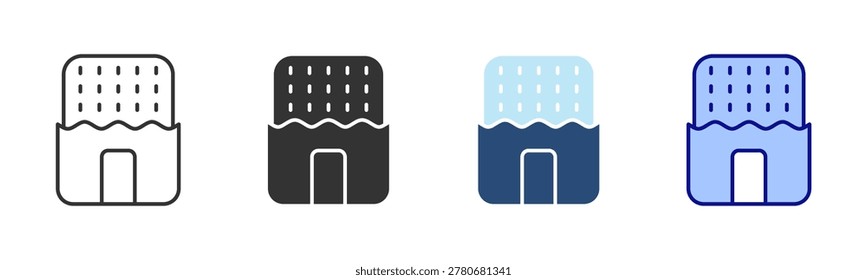 Hashbrown Icon Set. Designed In Multi Style