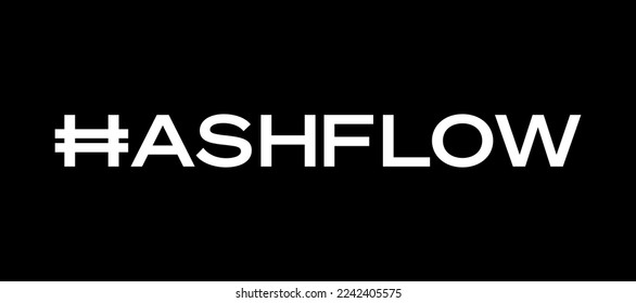 Hashflow (HFT) cryptocurrency logo vector illustration banner and background