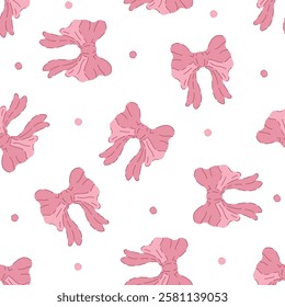 Hashtag Cads Beautiful Bow Pattern and illustrations. EPS File Format.