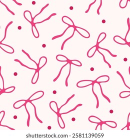 Hashtag Cads Beautiful Bow Pattern and illustrations. EPS File Format.