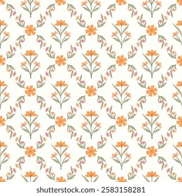 Hashtag CADS Fashion And Art Block Print Pattern. Traditional Batik, ajrakh, Indian Art Pattern. EPS File Format.