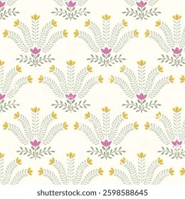 Hashtag CADS traditional floral pattern. block print, botanical floral pattern.
EPS file format.