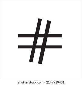 hashtag code valid  ofr phones and social media vector symbol illustration