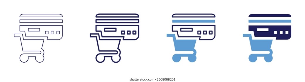 Hashtag contest icon in 4 different styles. Thin Line, Line, Bold Line, Duotone. Duotone style. Editable stroke.