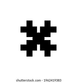 Hashtag flat icon. Simple style social media poster background symbol. Logo design element. T-shirt printing. Vector for sticker.