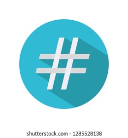 hashtag form isolated icon