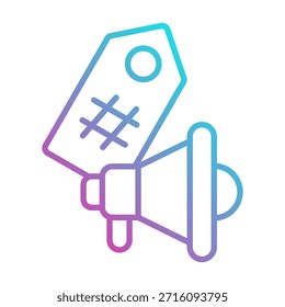 Hashtag Icon Element For Design