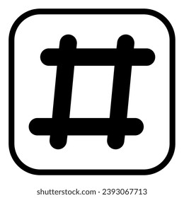 Icono de etiqueta Ilustración para web, aplicación, infografía