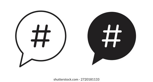 Icono de etiqueta en diseño de línea. Sencillo Vector de iconos