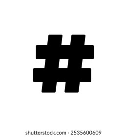 Hashtag icon logo design. hashtag sign and symbol