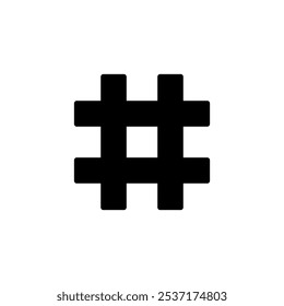 Hashtag icon logo design. hashtag sign and symbol