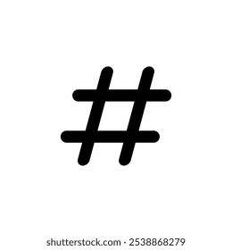 Hashtag icon logo design. hashtag sign and symbol