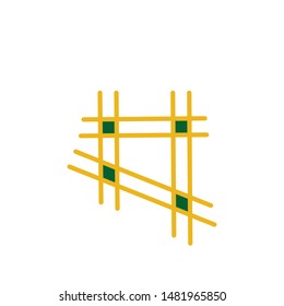hashtag icon logo design vector