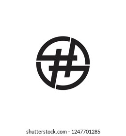 Hashtag Icon Logo Vector