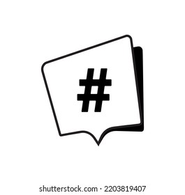 icono de etiqueta sobre fondo blanco