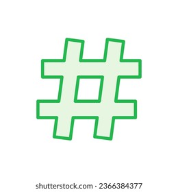Hashtag icon set. hashtag symbol
